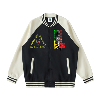 Two Tone  CODE U. Varsity Jacket